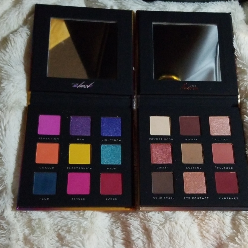 Eyeshadow palettes